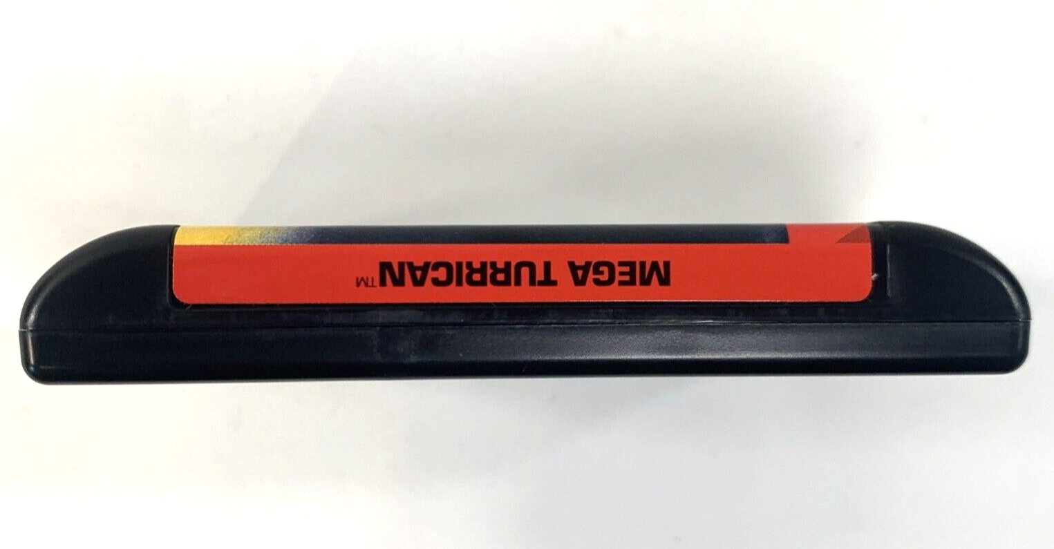 Mega Turrican (Sega Genesis, 1994) Game Case Manual Registration - Tested