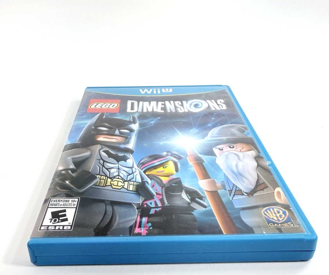 Lego Dimensions (Nintendo Wii U, 2015) Game and Case  - Tested And Working