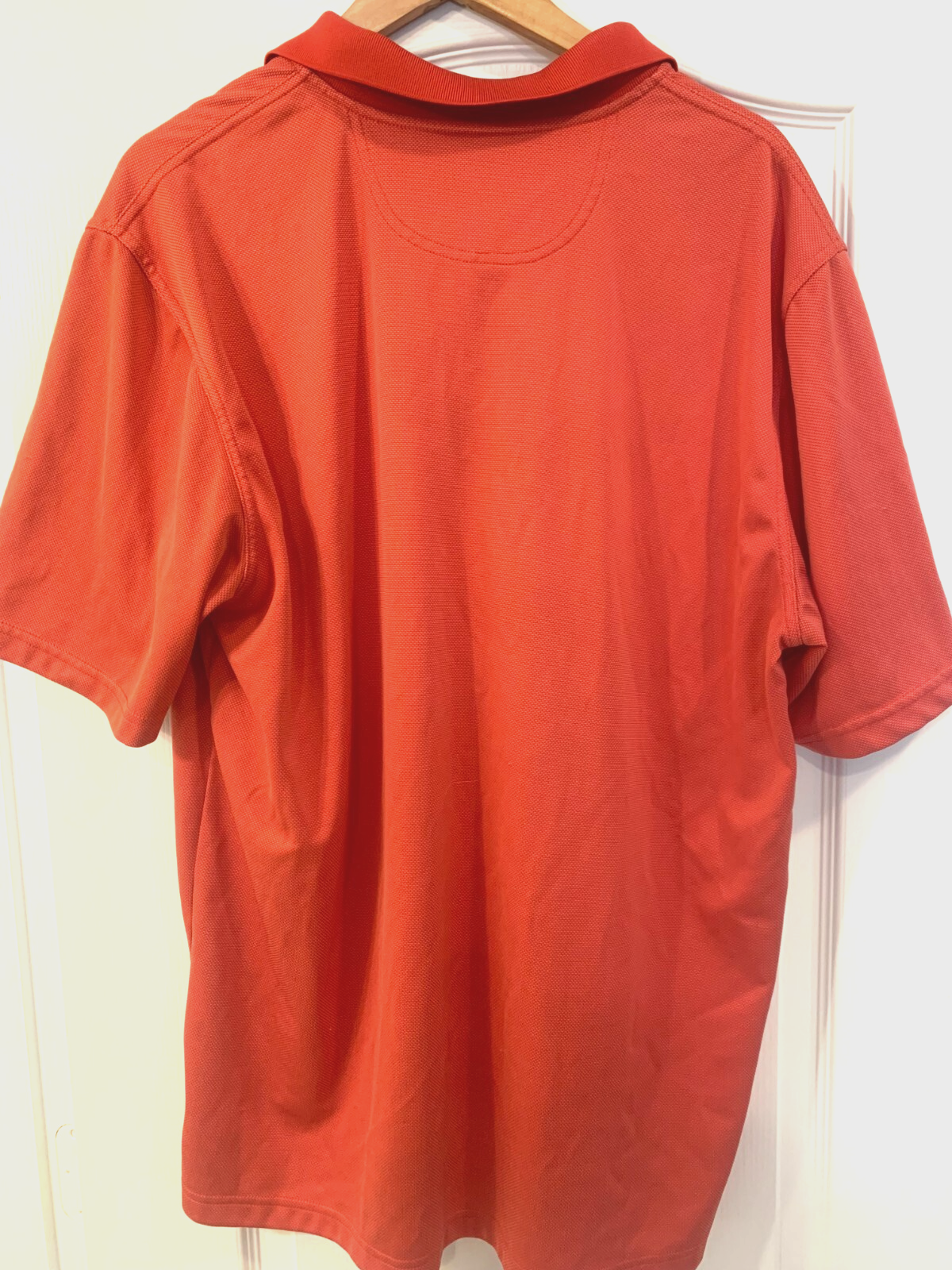 Greg Norman Play Dry XL Orange Men's Polo Shirt