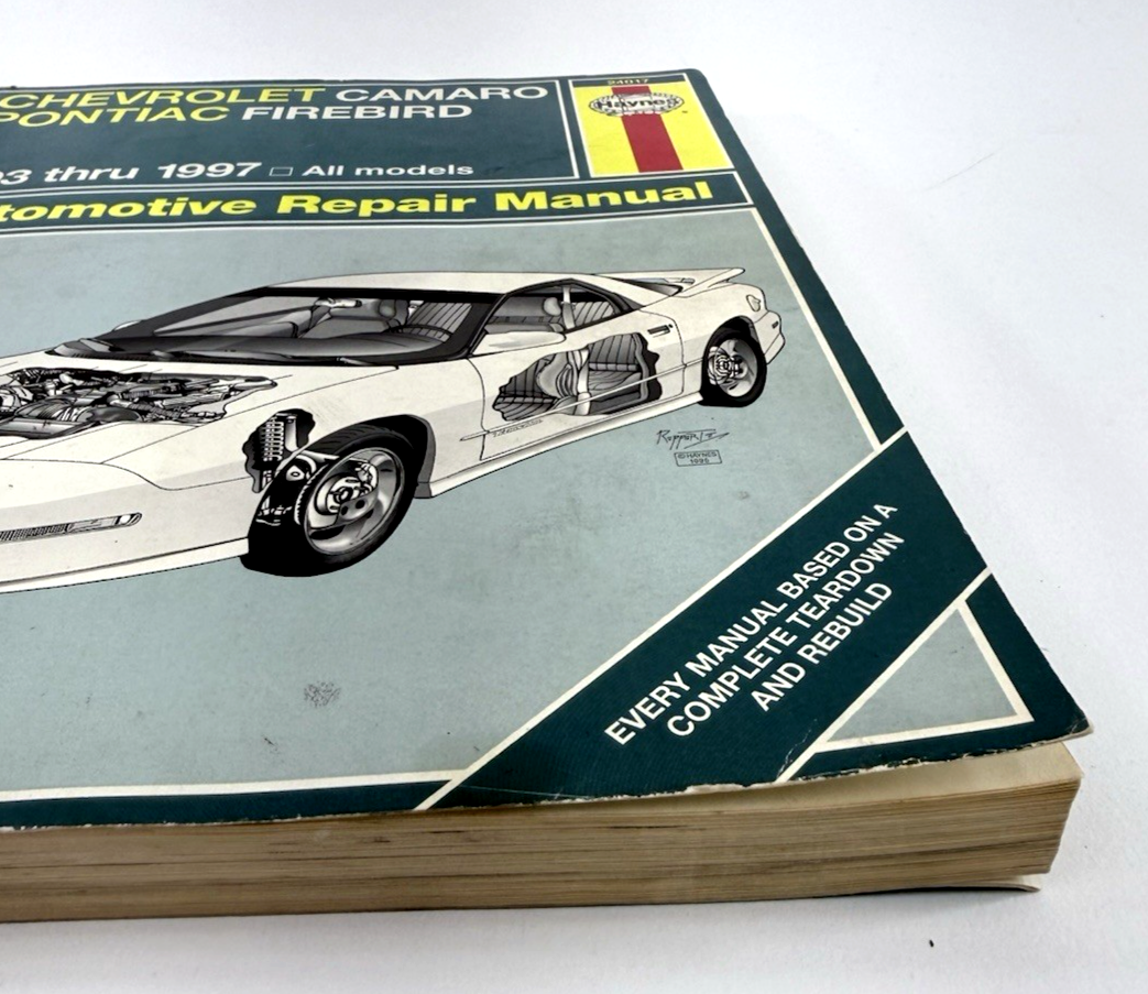 Haynes Automotive Repair Manual 24017 Chevrolet Camaro Pontiac Firebird 1993-97
