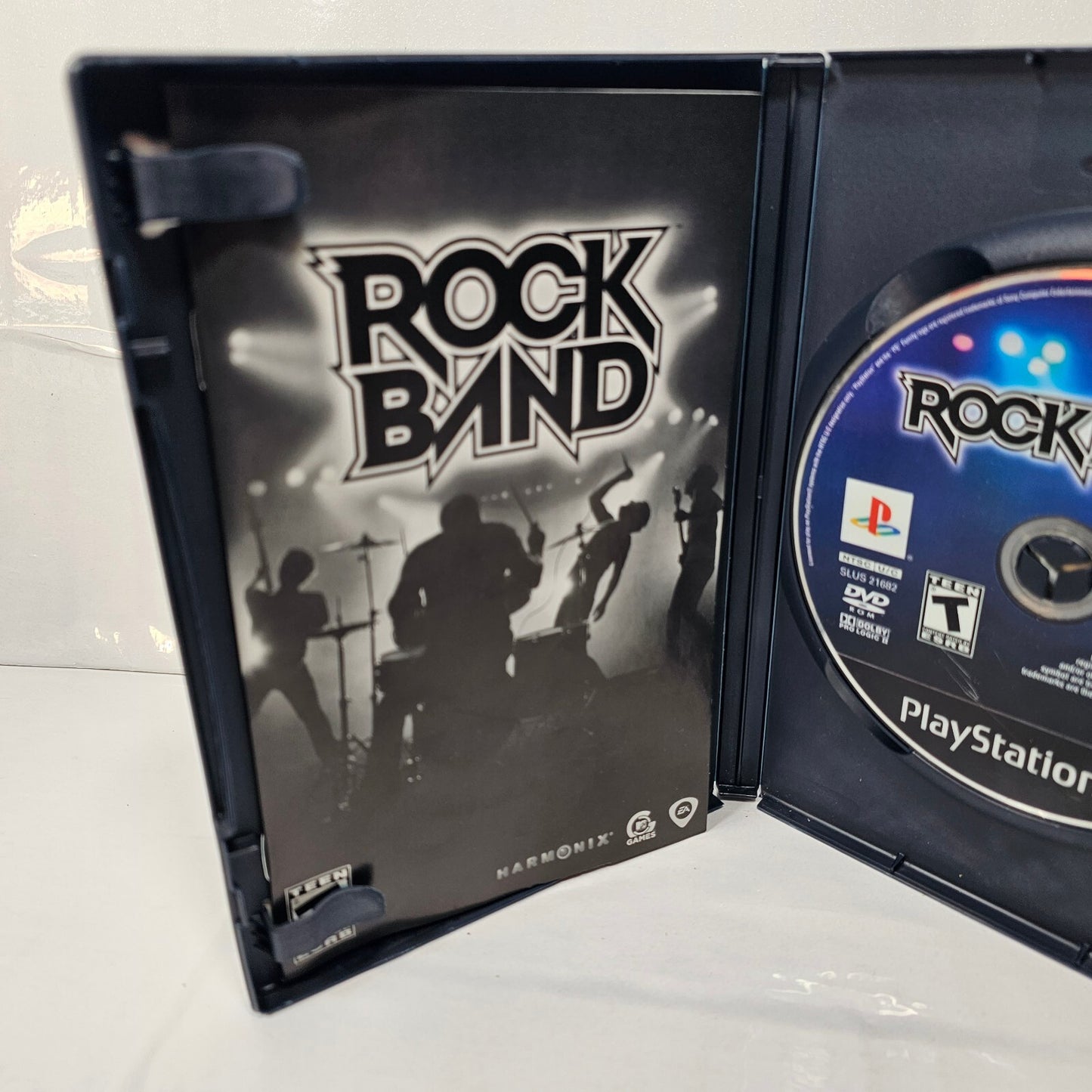 Rock Band Game (PlayStation 2, ) Game Case Manual CIB