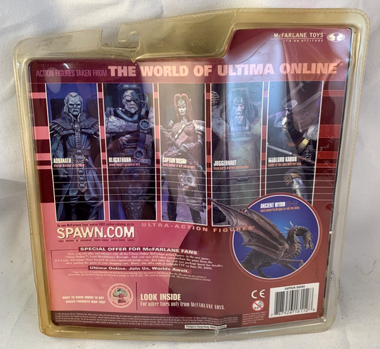 McFarlane Toys 2002 Ultima Online Captain Dasha Action Figure - New, Damaged Box