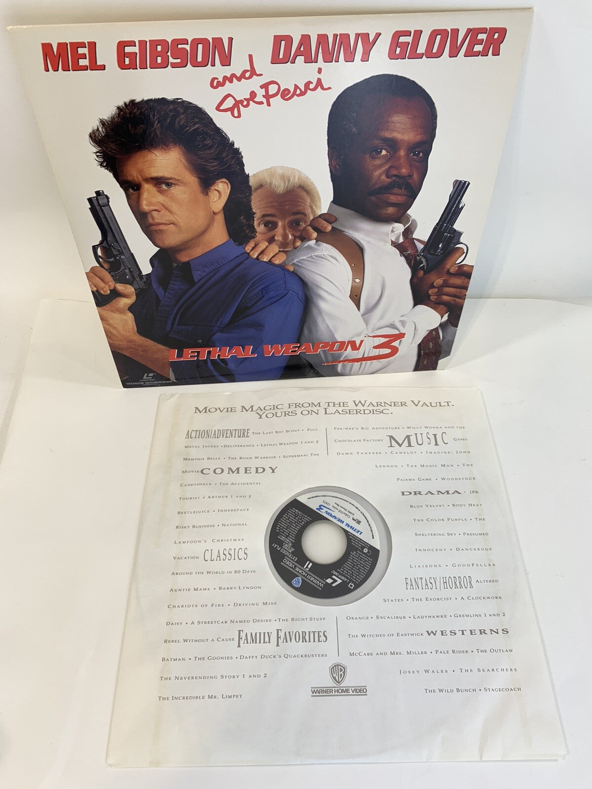 Lethal Weapon (Laserdisc Film Bundle) Lethal Weapon 2/3 - Tested