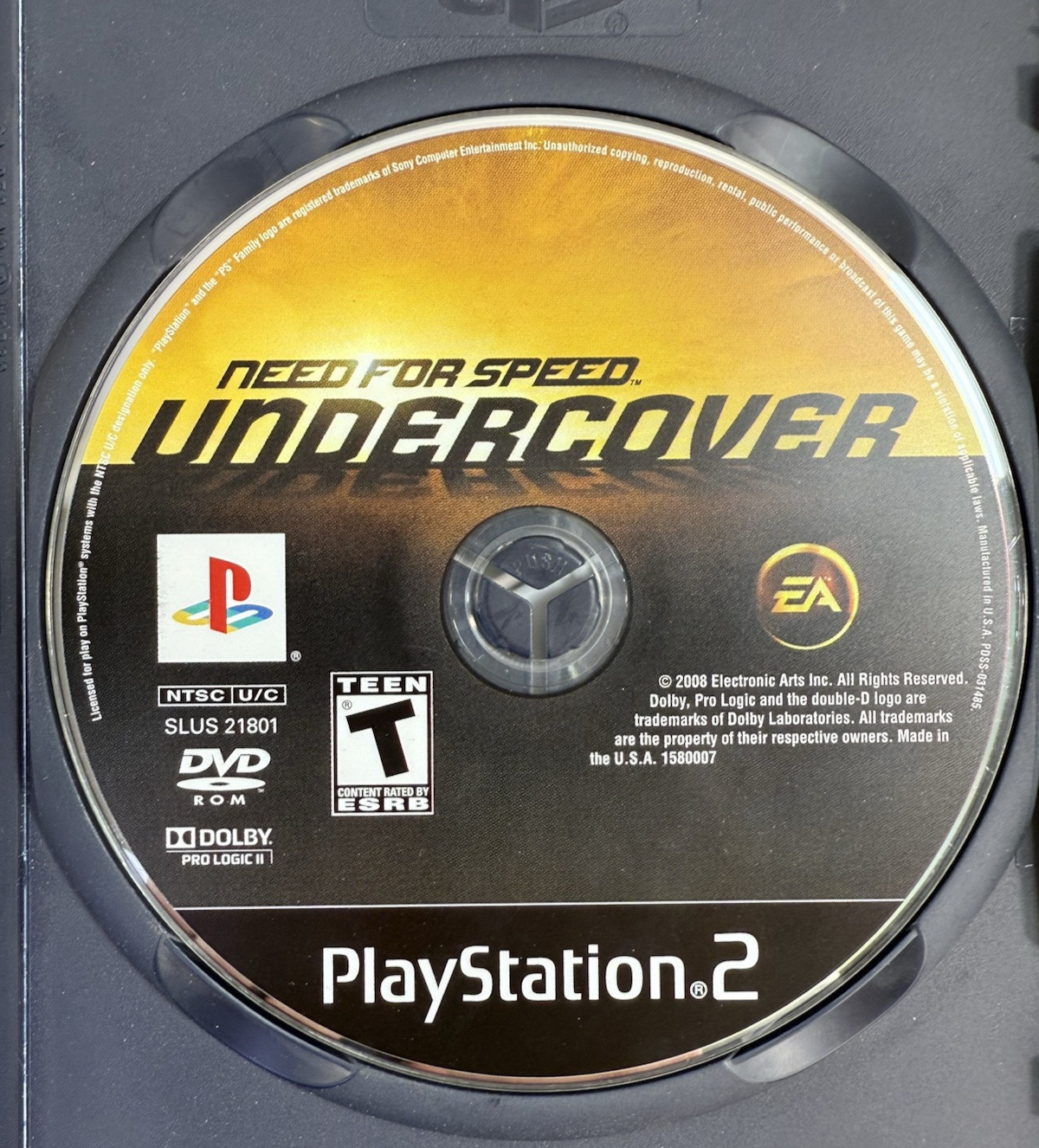 Need for Speed: Undercover (Sony PlayStation 2, 2008) Game Case Manual - Tested