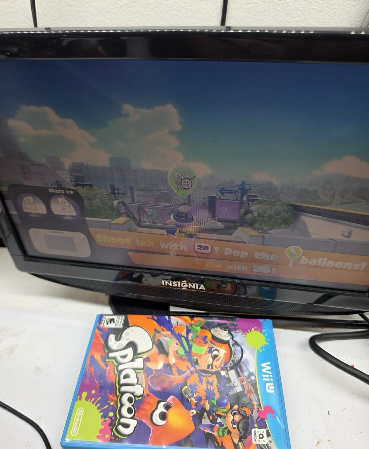 Splatoon (Nintendo Wii U, 2015) Game Case Manual - Tested and Working