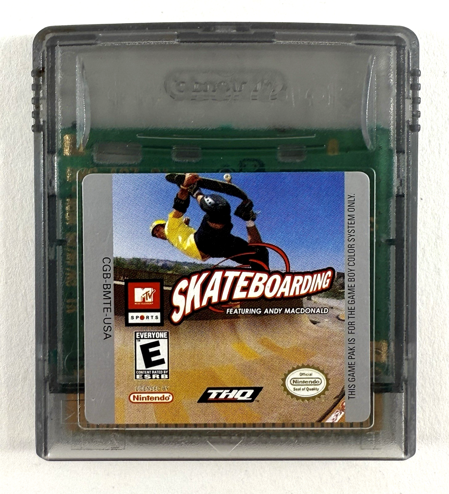 MTV Sports Skateboarding (Nintendo Gameboy Color, 2000) Game Cartridge - Tested