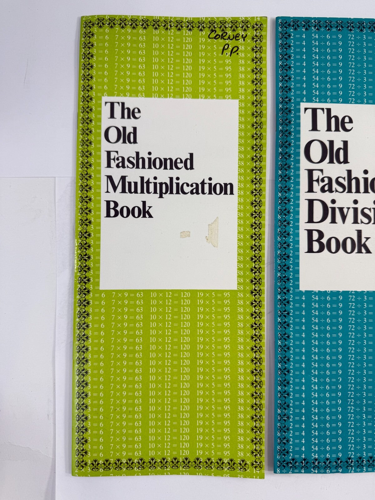 The Old Fashioned Division Book/Multiplication/Taking-Away Book (Math Bundle)