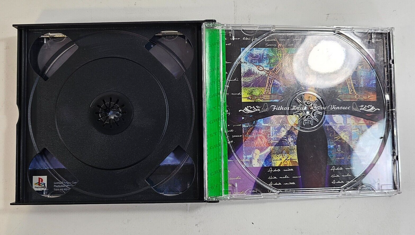 Final Fantasy VIII (PlayStation 1, 1999) Discs Case Manual Registration - Tested