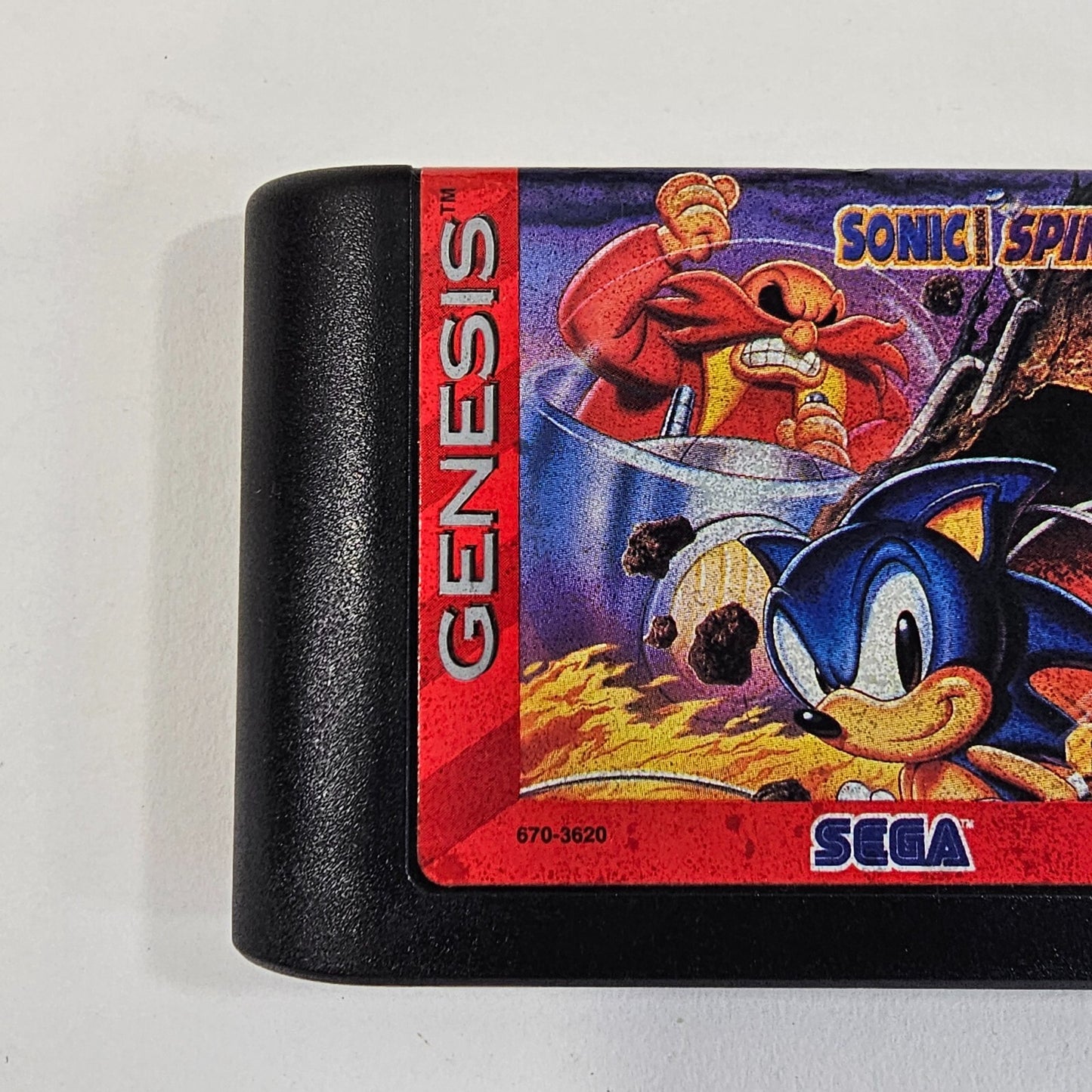 Sonic Spinball (Sega Genesis, 1993) Game Case Manual - Tested and Working