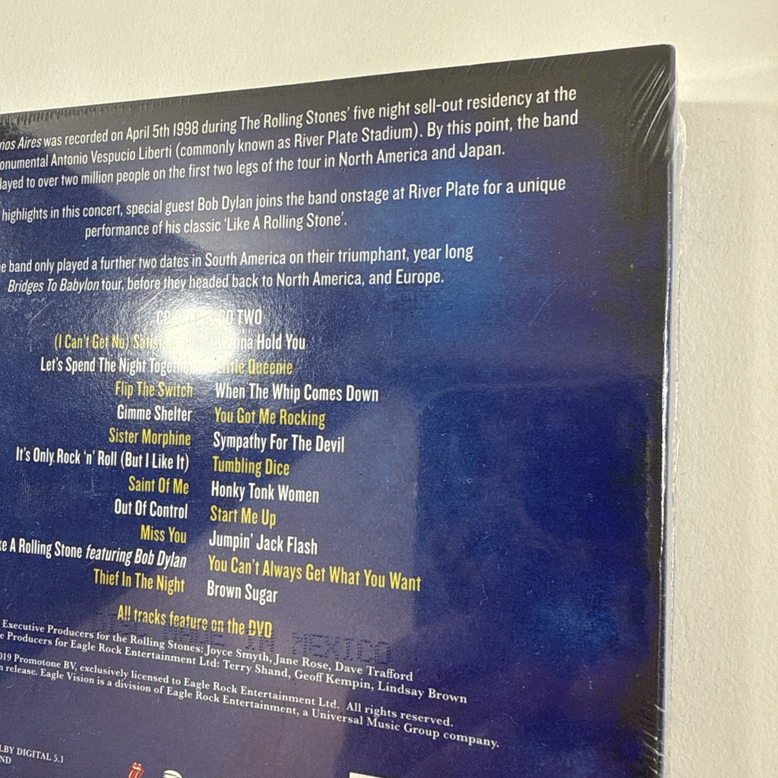 Bridges to Buenos Aires by The Rolling Stones (2 CD+ DVD, 2019)  - New