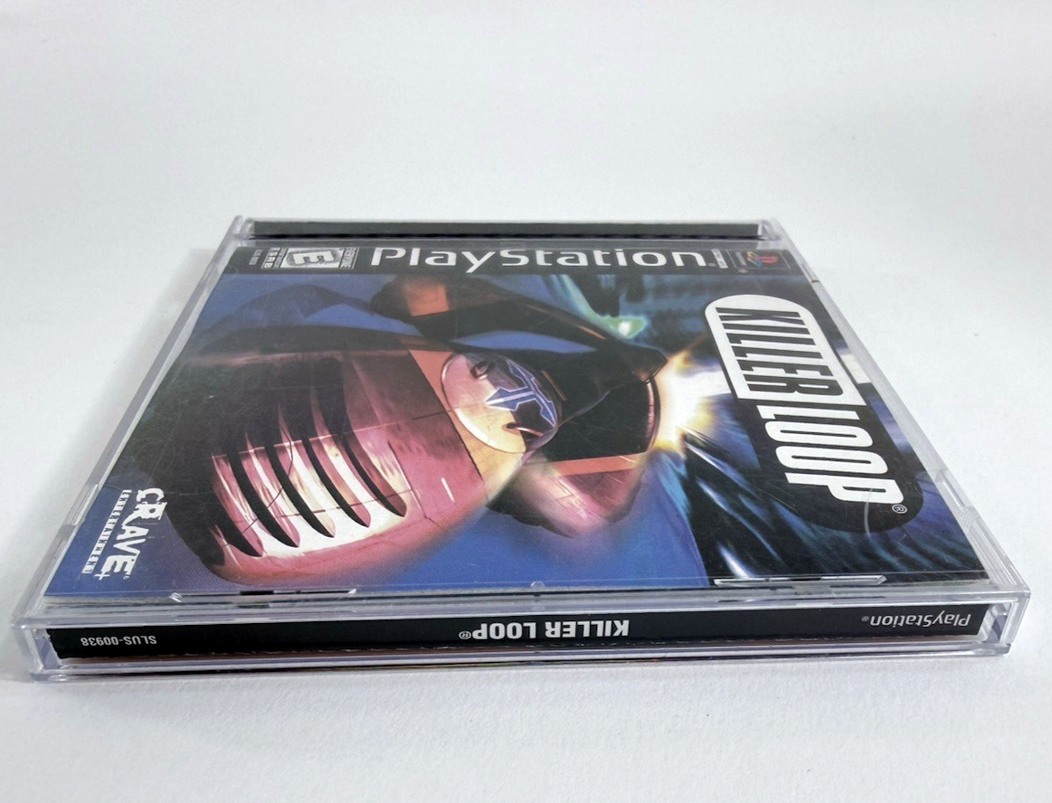 Killer Loop (Sony PlayStation 1, 1999) Game Case Manual Registration - Tested