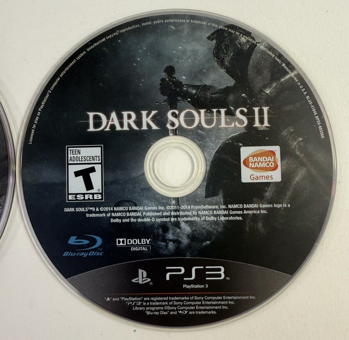 Dark Souls (Sony PlayStation 3 bundle) Dark Souls 2 Discs - Tested and Working
