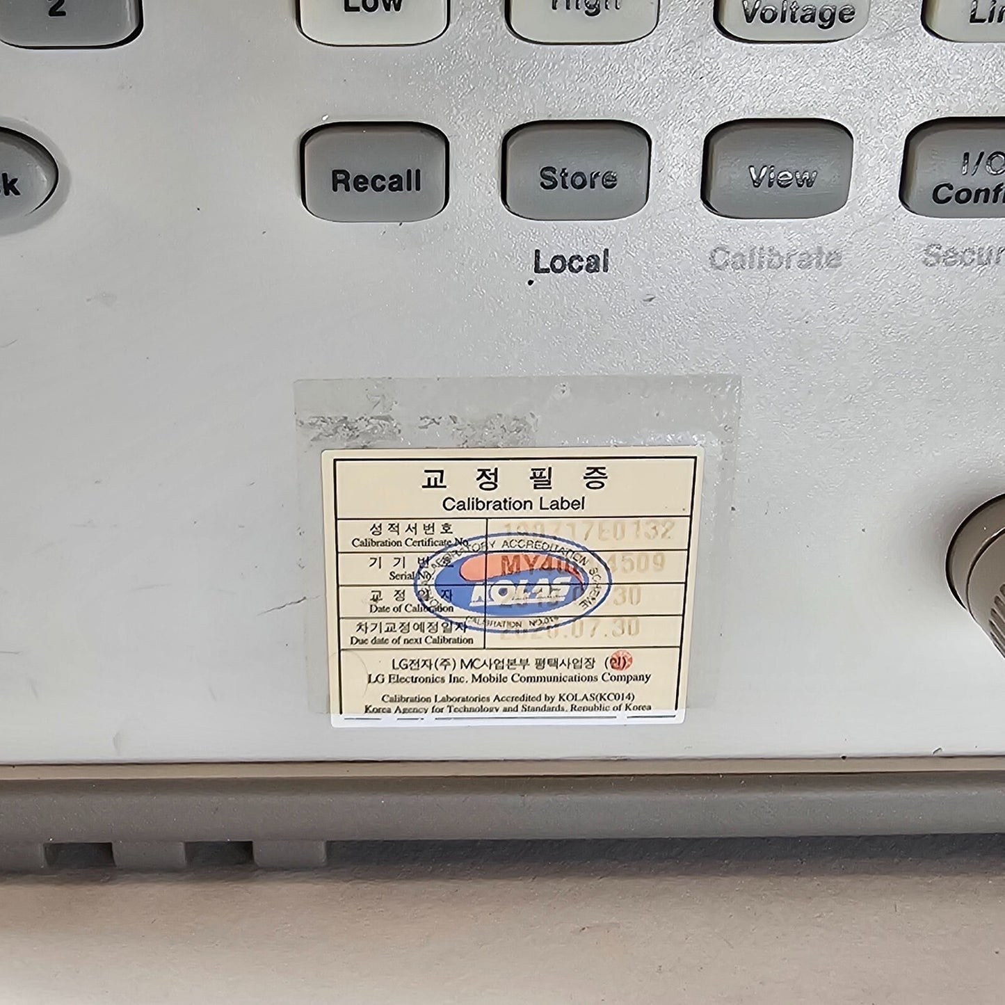 Agilent E3648A Dual Output DC Power Supply 0-8V,5A/0-20V,2.5A - Tested - 4509