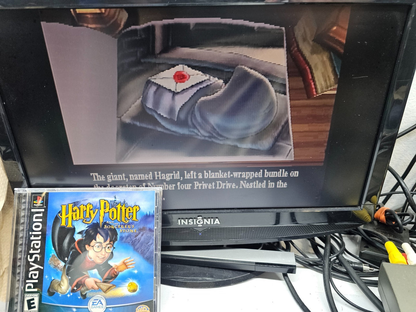 Harry Potter and the Sorcerer's Stone (PlayStation, 2001) Game Case Manual Reg.