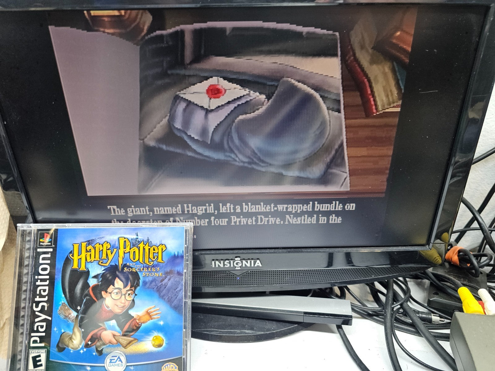 Harry Potter and the Sorcerer's Stone (PlayStation, 2001) Game Case Manual Reg.