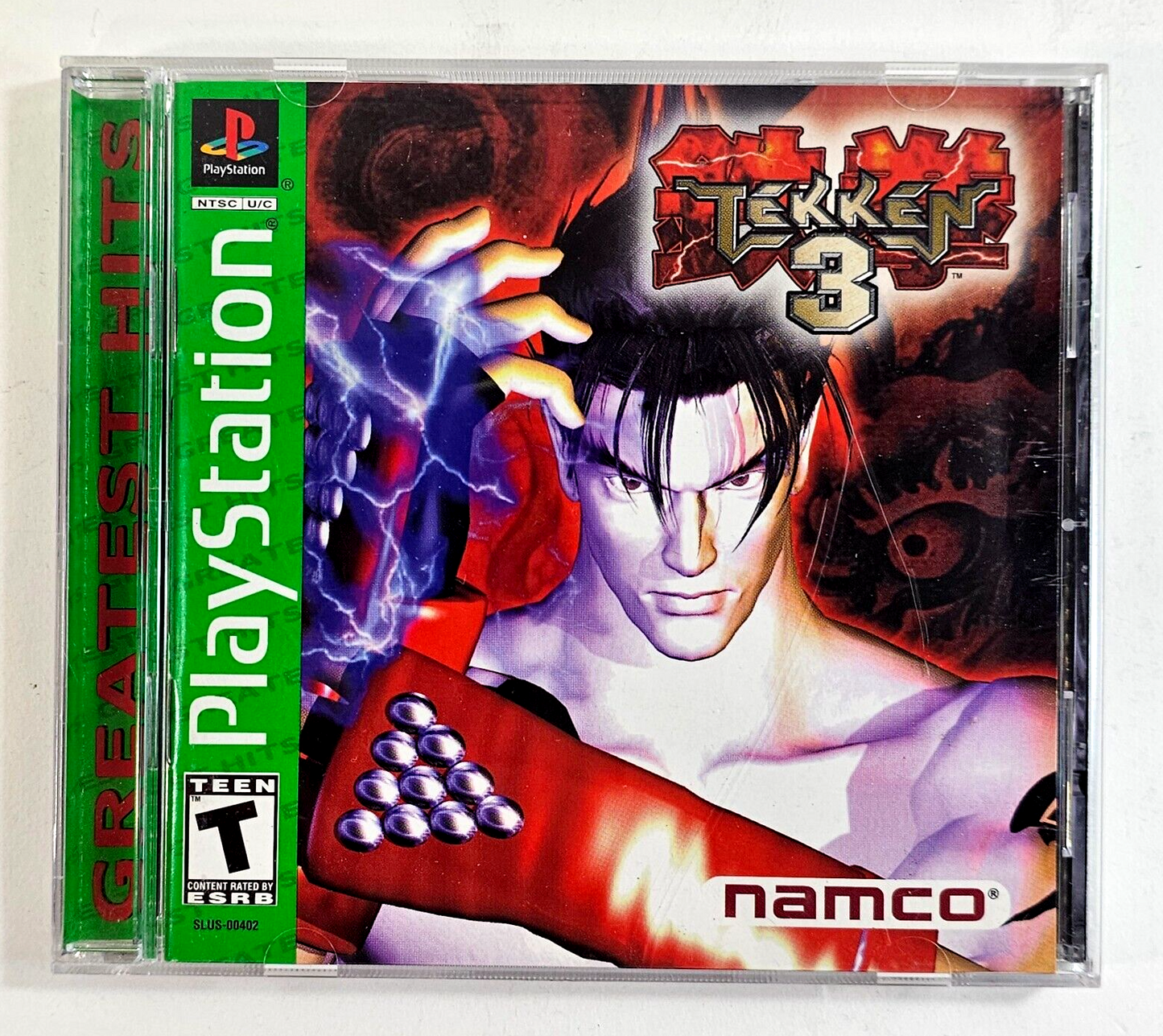 Tekken 3 (Sony PlayStation 1, 1998) Game Case Manual Registration - Tested