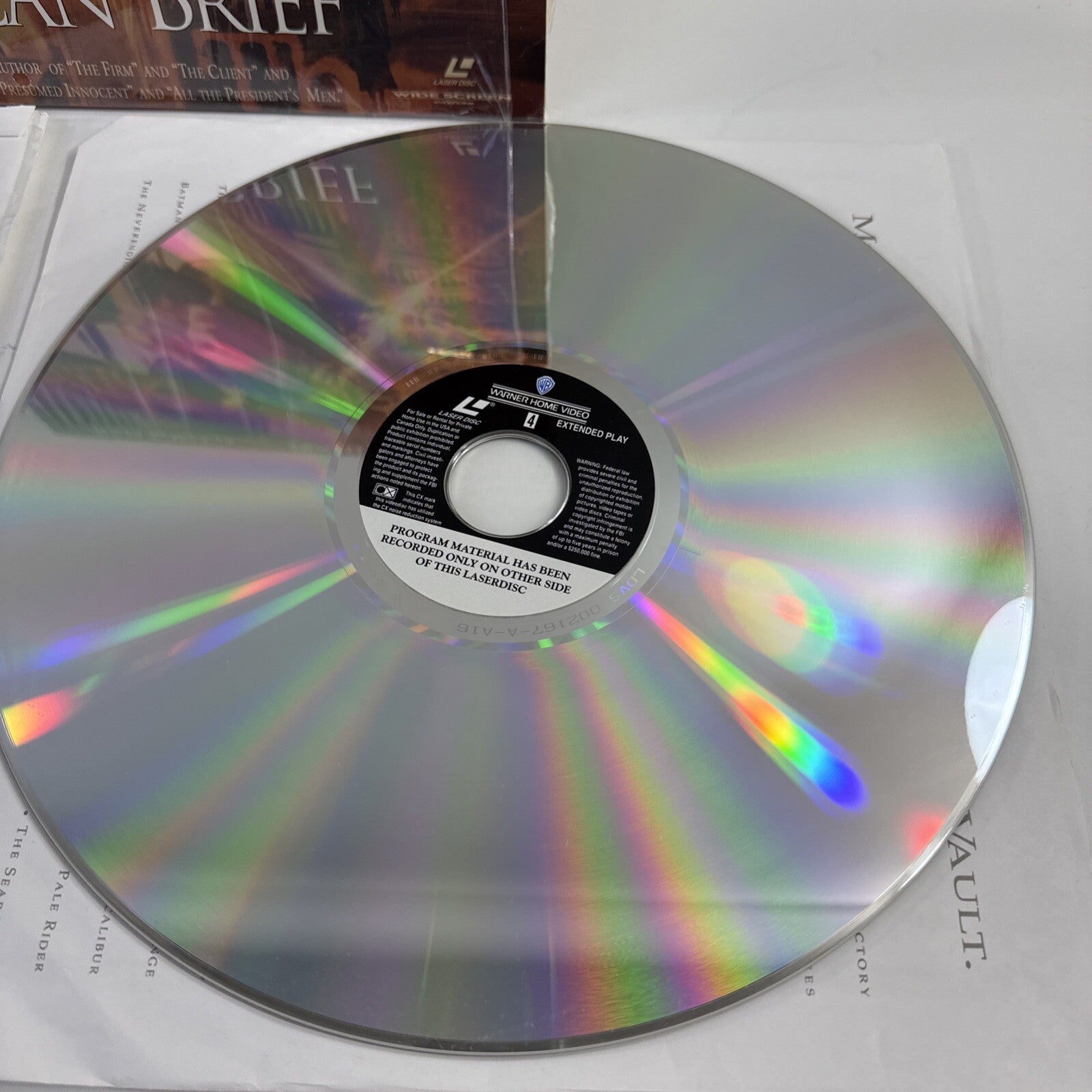 The Crying Game (Laserdisc Bundle) The Pelican Brief, Bad Company - Tested