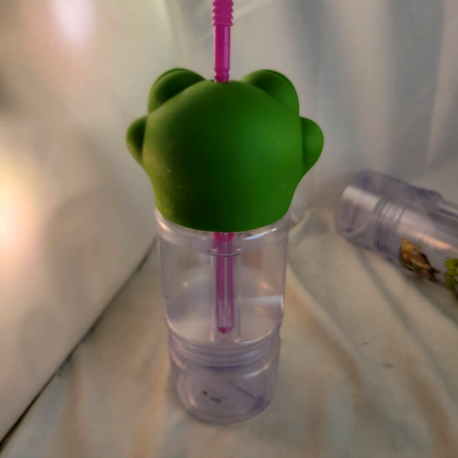 3D Frog Gorilla Alligator Rainforest Café Souvenir Travel Water Bottle W/Handle