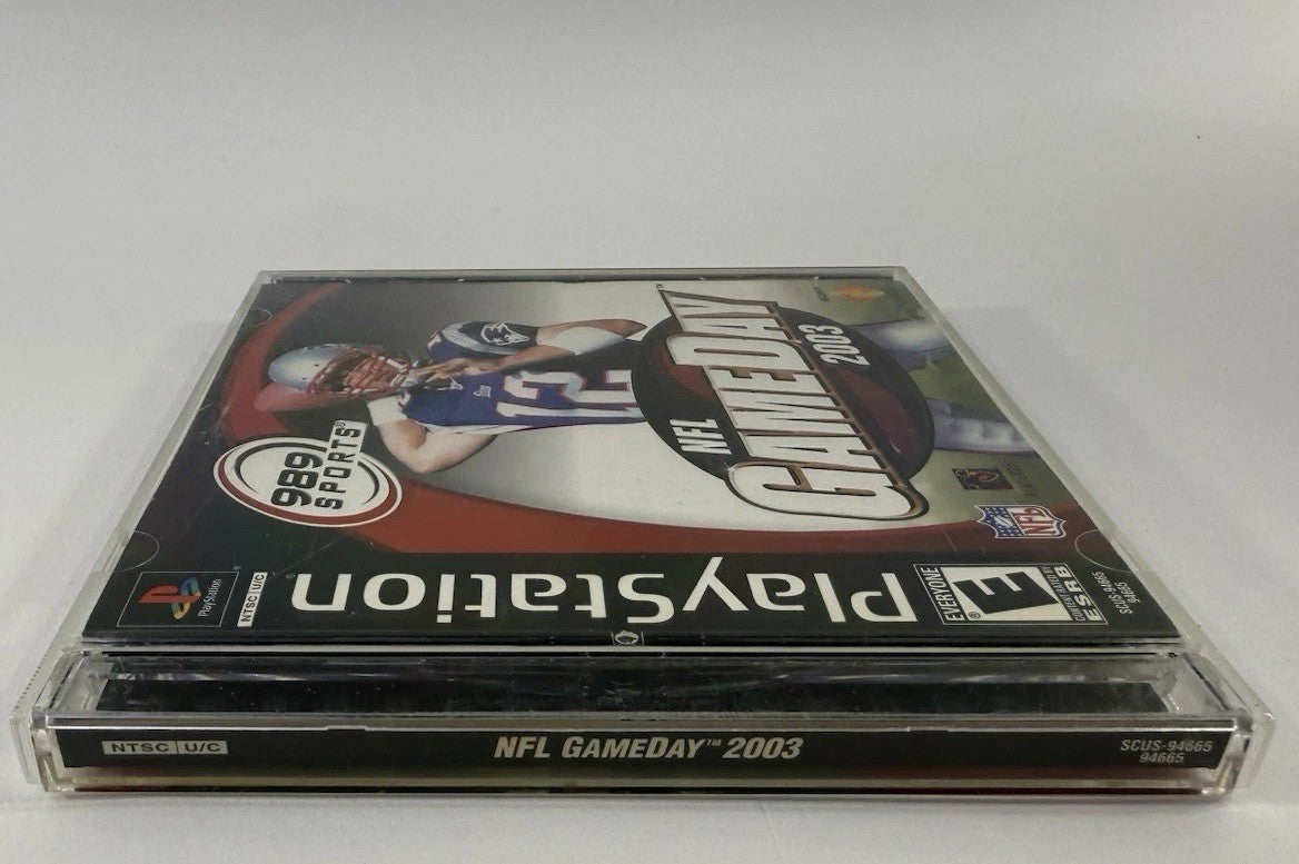 NFL GameDay 2003 (PlayStation 1, 2002) Game, Case, Manual, Registration - Tested