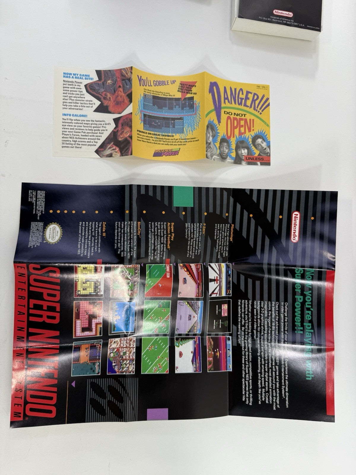 Cleaning Kit For Super Nintendo Entertainment System with Box, Manual, Inserts