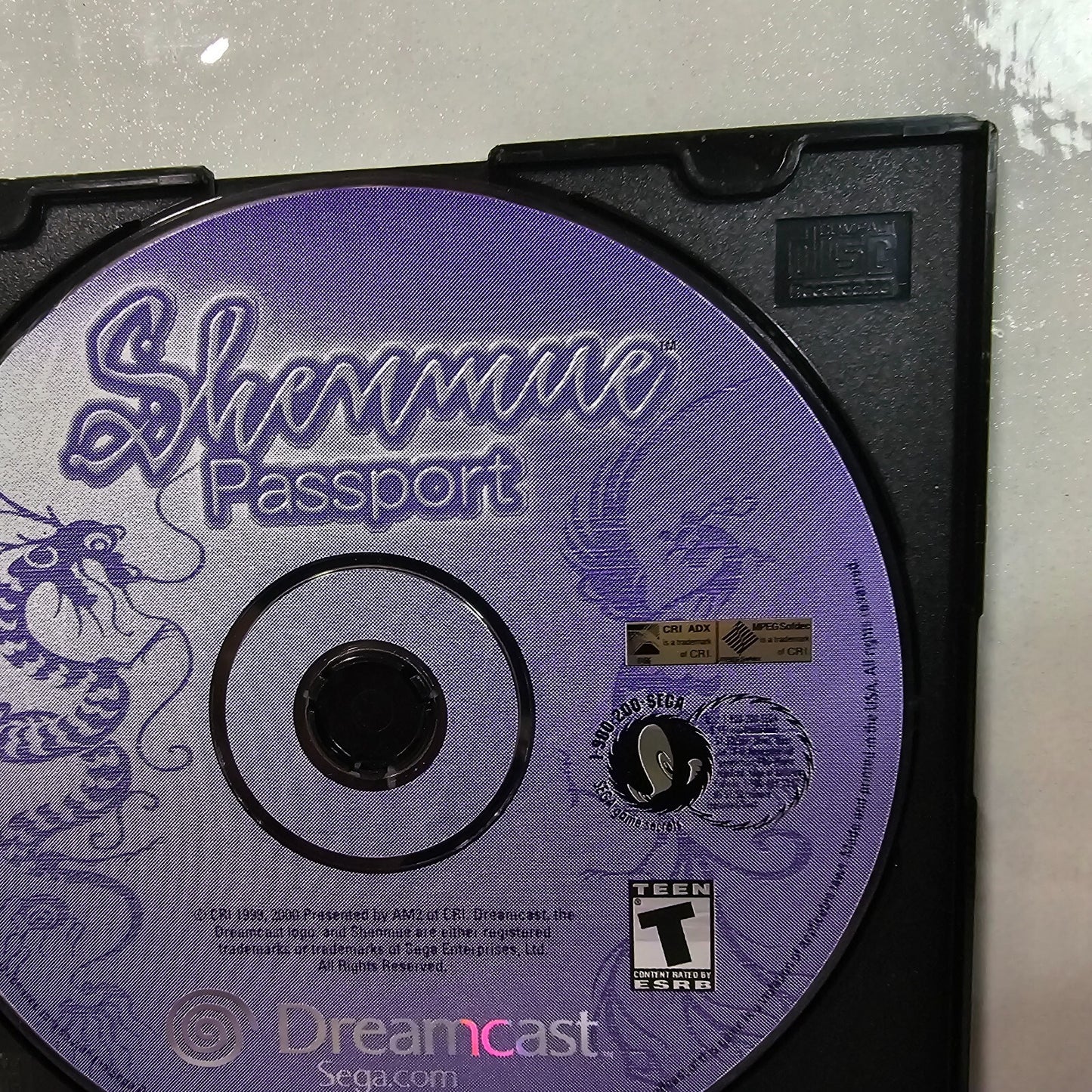 Shenmue Passport Replacement Disc (Sega Dreamcast, 2000)