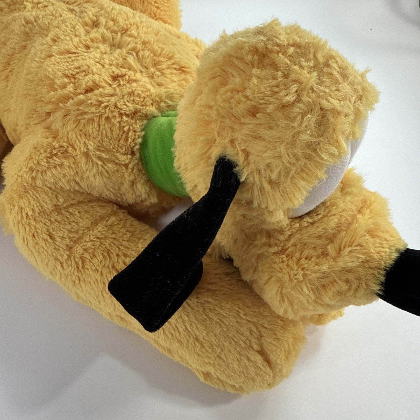 Disney Parks 20" Pluto Plush Laying Down Tongue Out