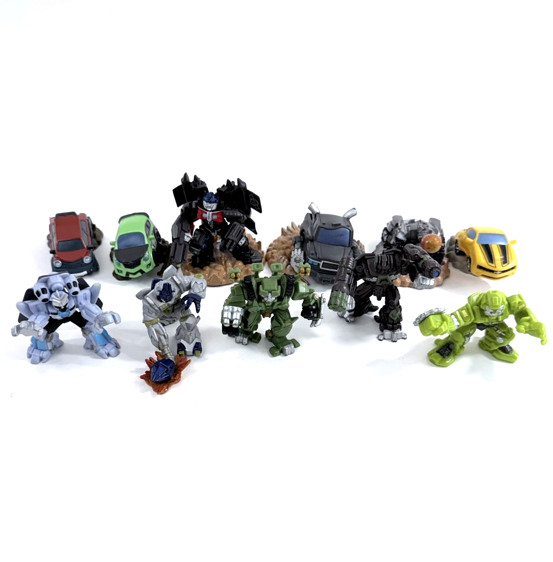 Hasbro 2008 Transformers: Robot Heroes 2”  Miniature Figures - Set Of 11