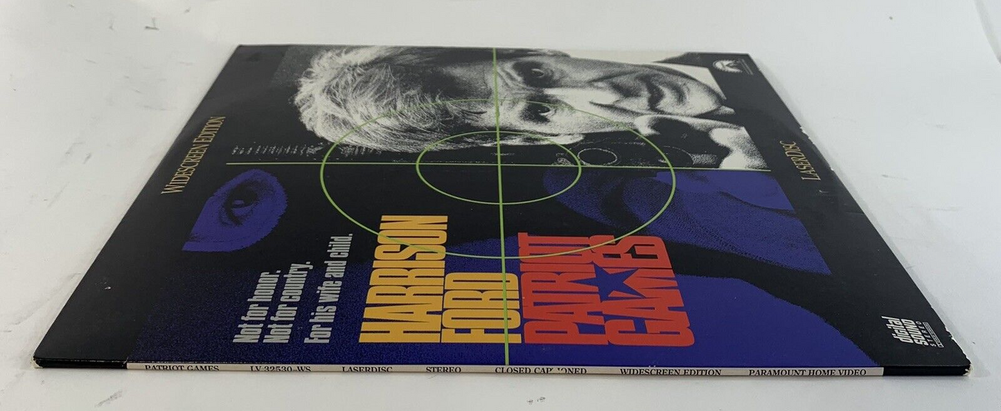 Patriot Games (Laserdisc CLV, 1992) CX Noise Reduction - Tested and Working
