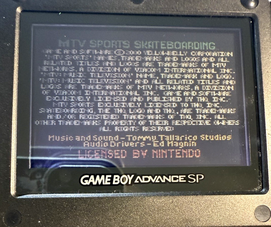 MTV Sports Skateboarding (Nintendo Gameboy Color, 2000) Game Cartridge - Tested