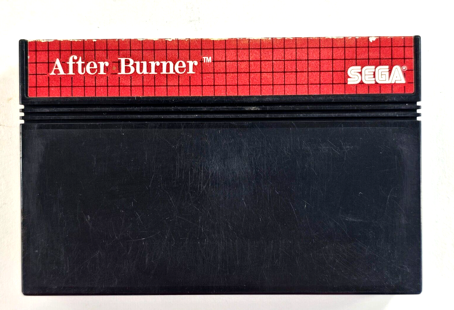 After Burner (Sega Master System, 1988) Game Case Manual Poster - Tested