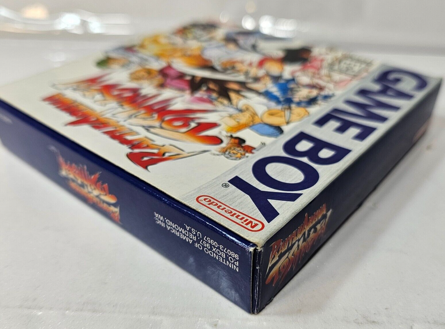 Genuine Battle Arena Toshinden (Nintendo Gameboy, 1995) Game Box Manual Inserts