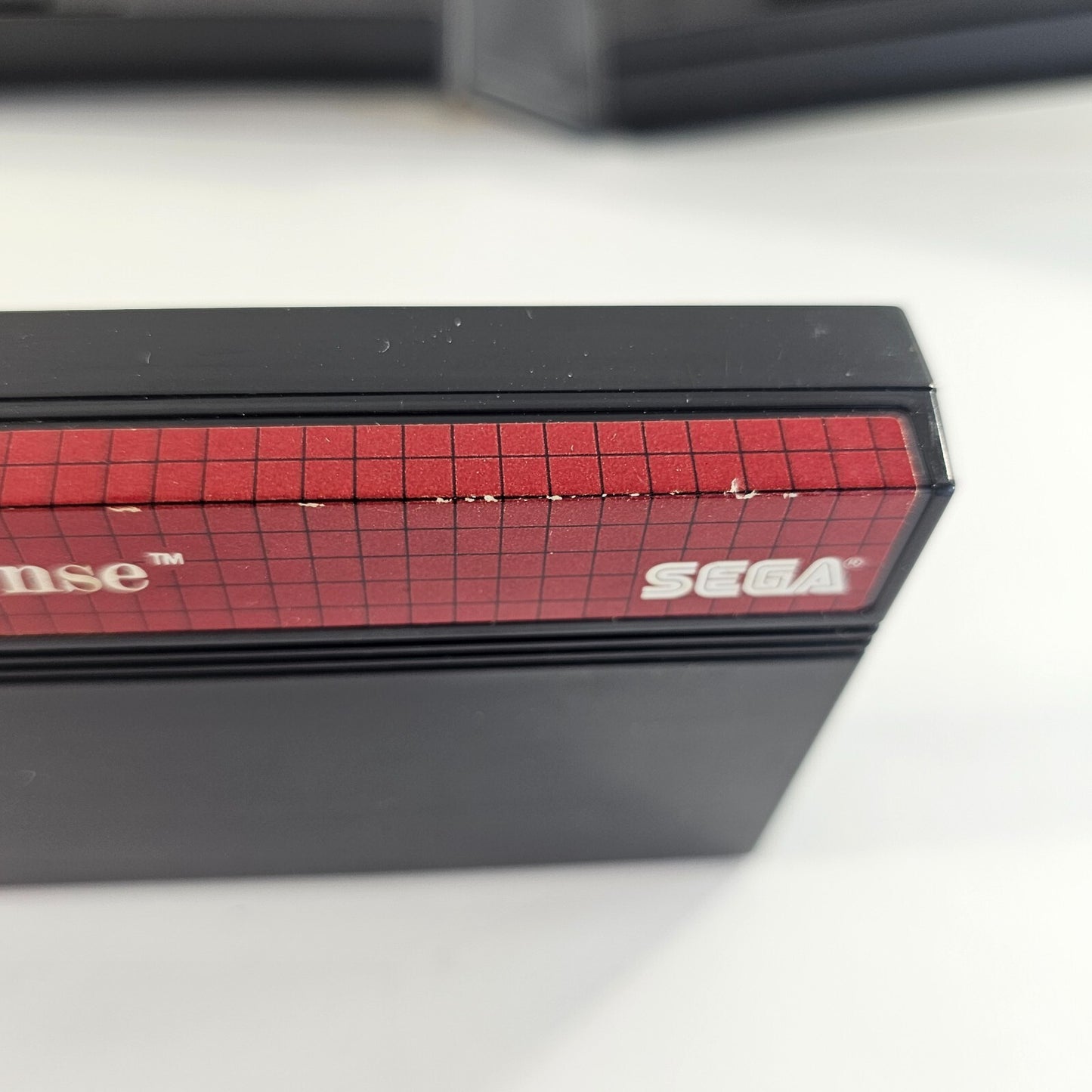 Global Defense (Sega Master System, 1987) Game and Case - Tested - Read