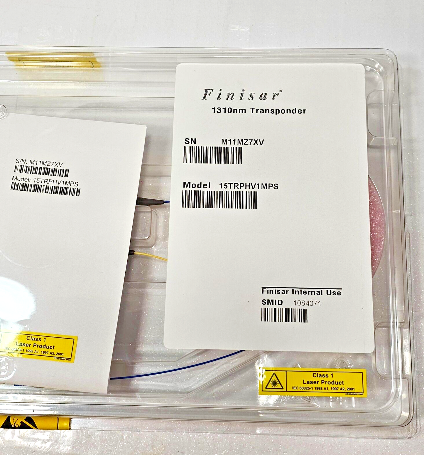 Finisar 1310nm Transponder 15TRPHV1MPS - New/Factory Sealed