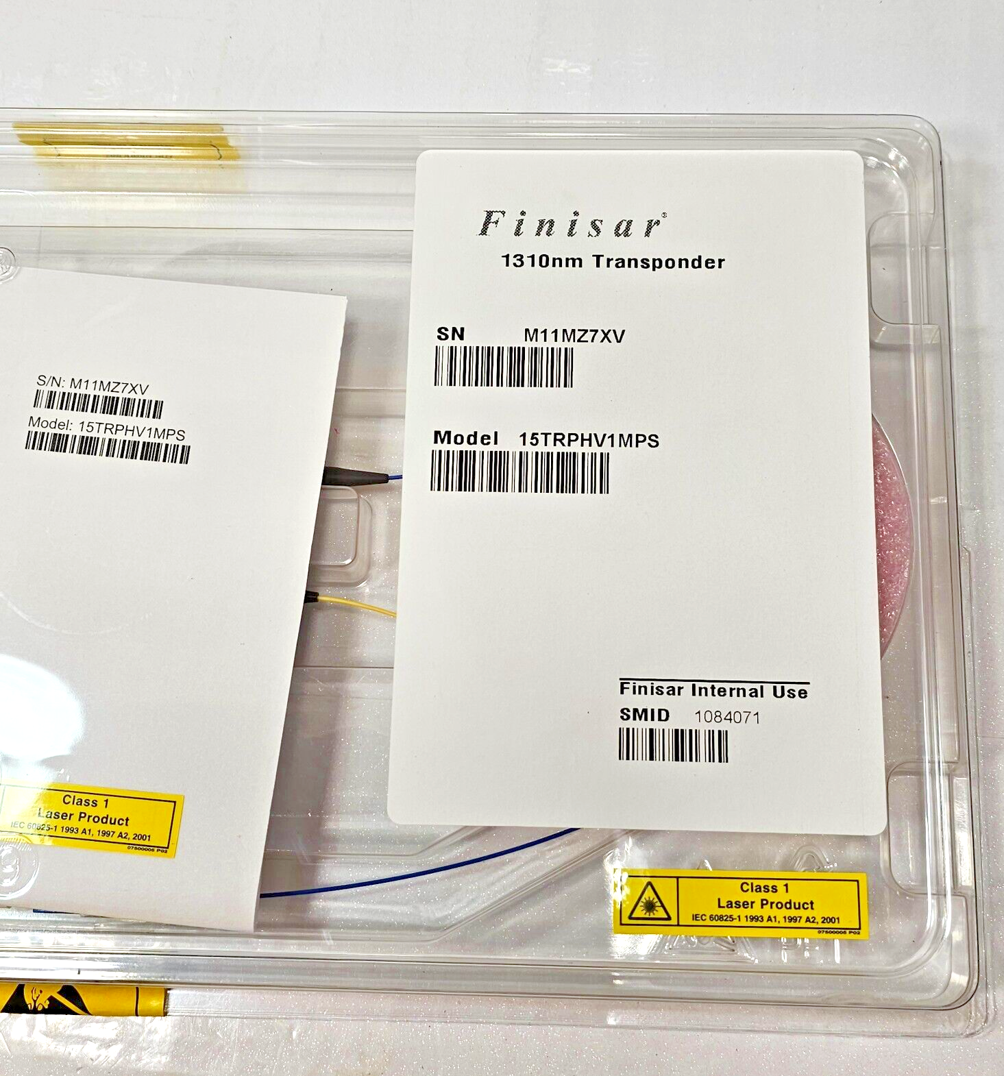 Finisar 1310nm Transponder 15TRPHV1MPS - New/Factory Sealed