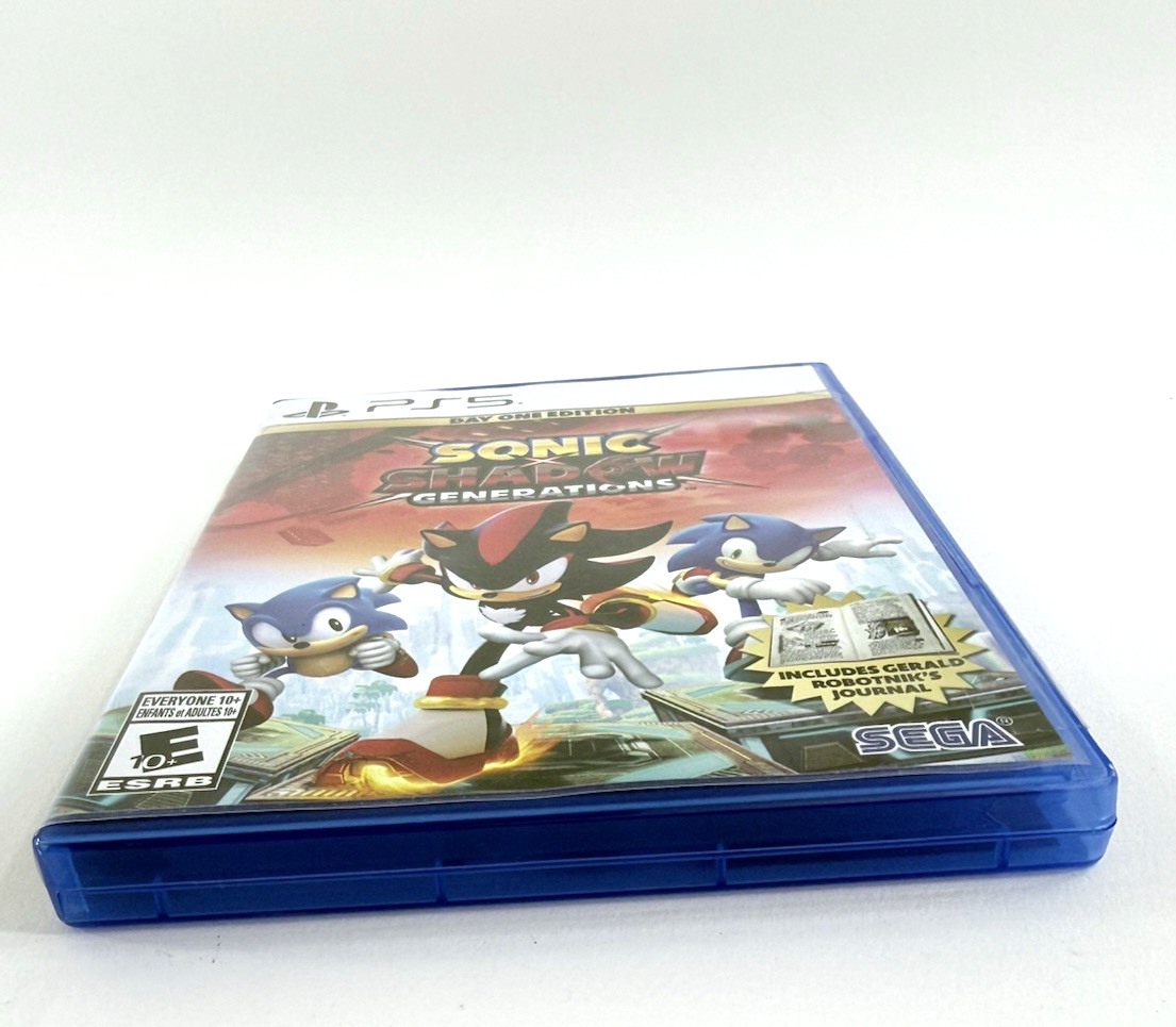 Sonic X Shadow Generations (PlayStation 5, 2024) Game, Case, Journal, Inserts