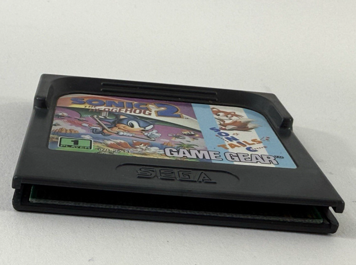 Sonic the Hedgehog 2 (Sega Game Gear, 1992) Game Cartridge - Tested