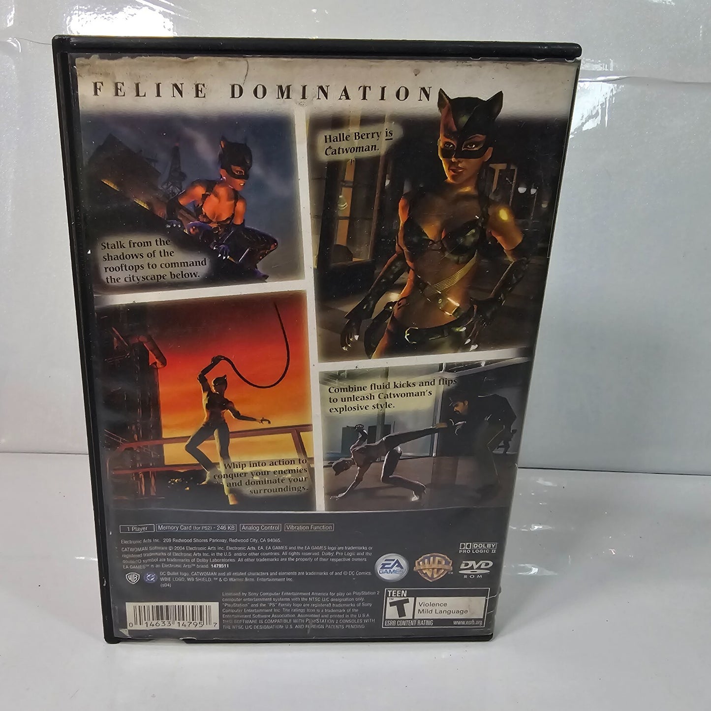 Catwoman (Sony Playstation 2, 2004) Case and Game - Tested and Working