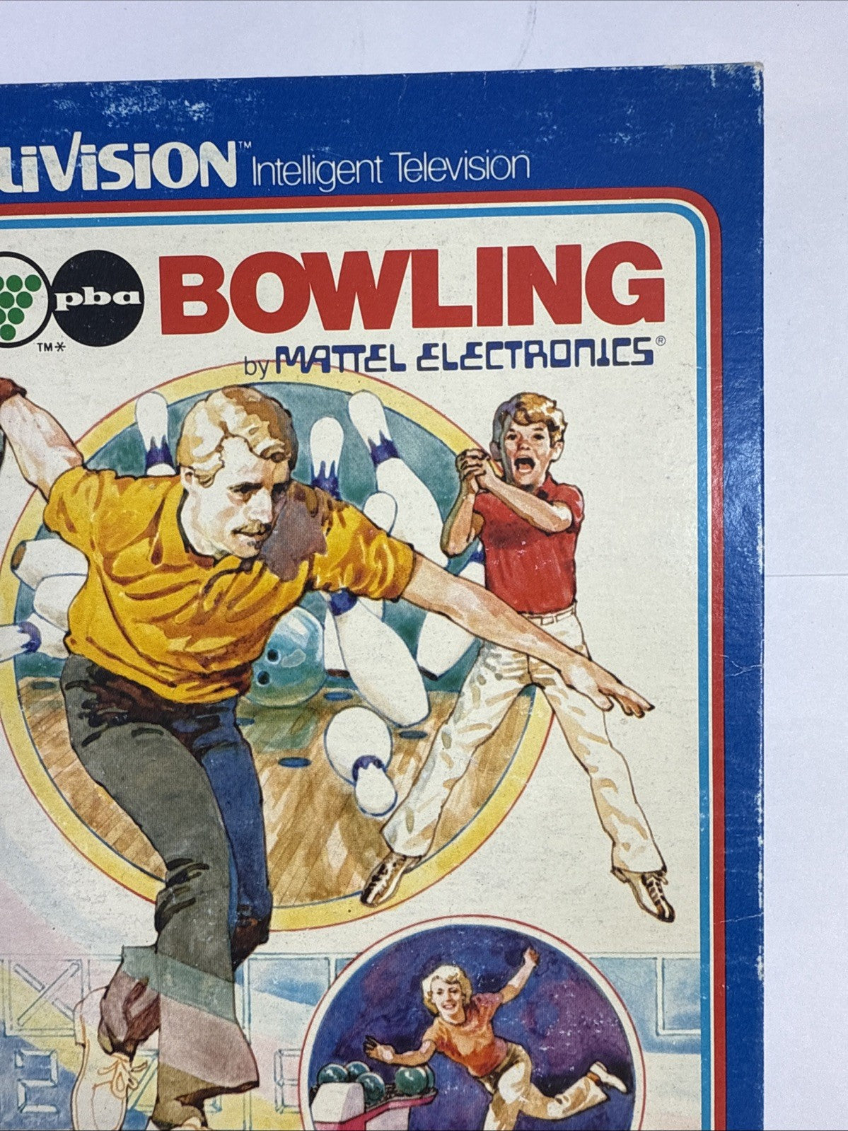 Bowling (Intellivision, 1984) Game Box Manual Overlays - Tested and Working