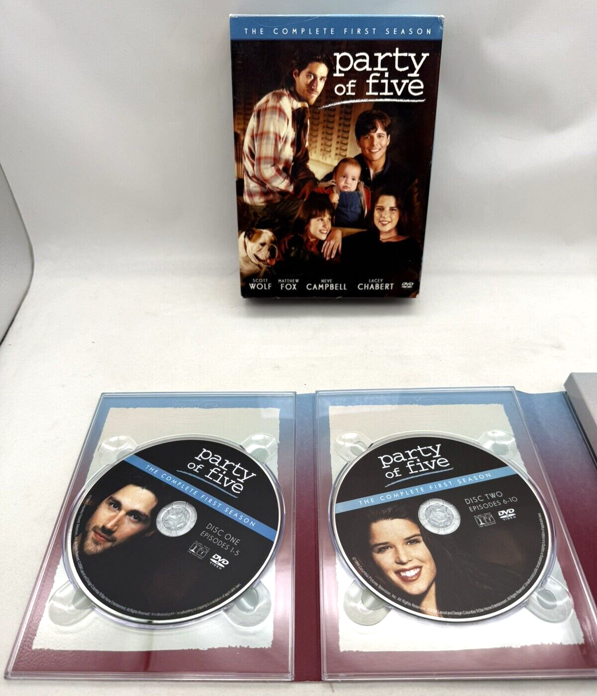 Party of Five: Seasons 1, 2, And 3 (DVD Box Set Bundle) Tested And Working