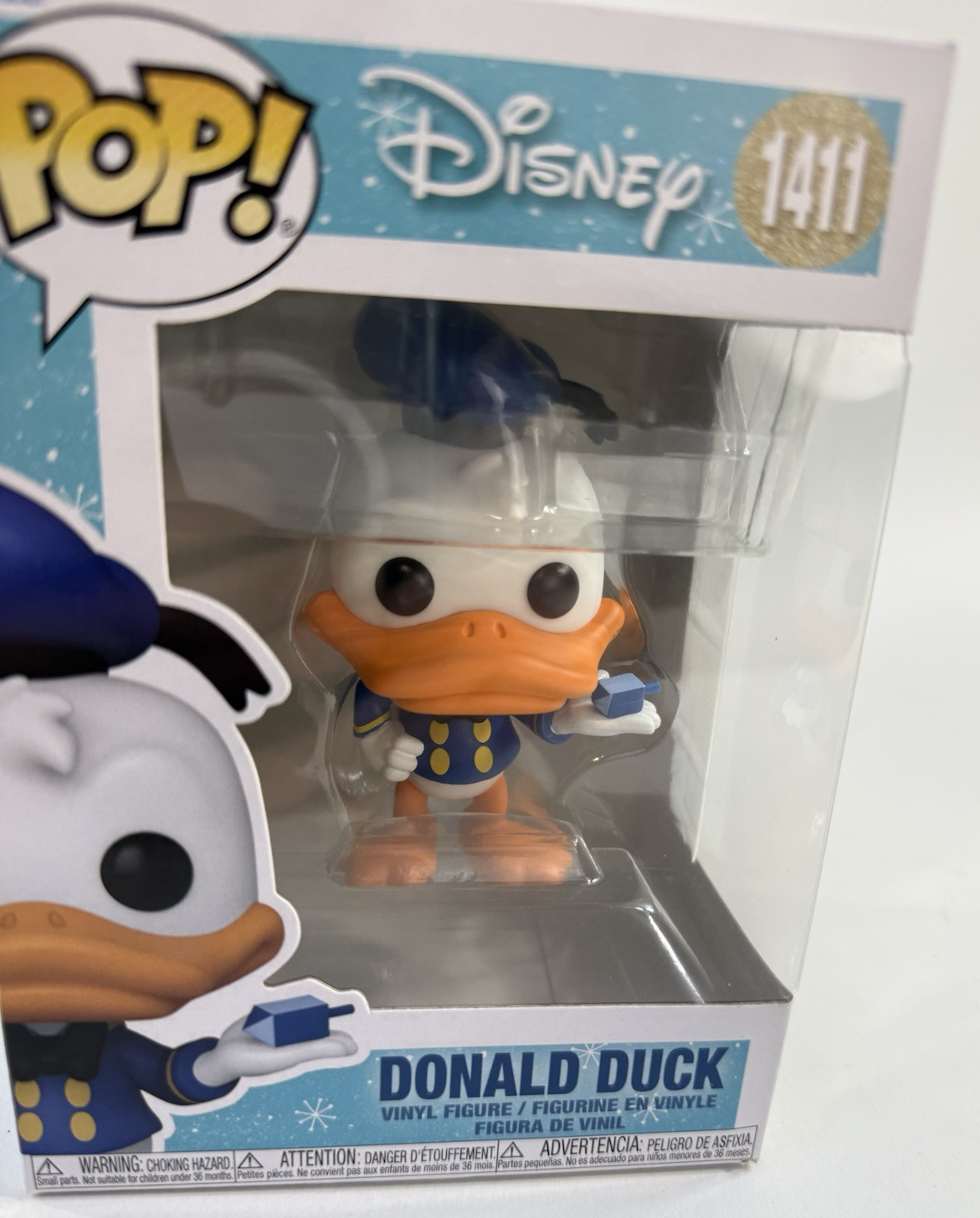 Funko Pop! Disney's Donald Duck #1411 Hanukkah 4" Vinyl Figure