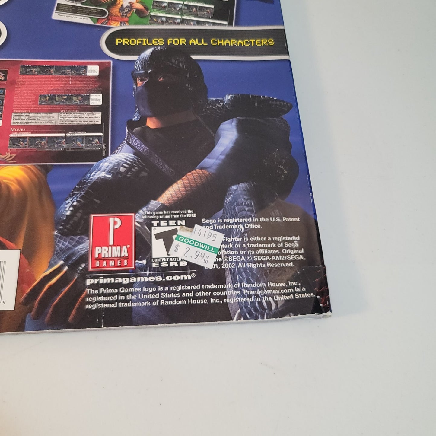 Prima's Official Strategy Guides: Virtua Fighter 4 (Paperback, 2002) No Poster