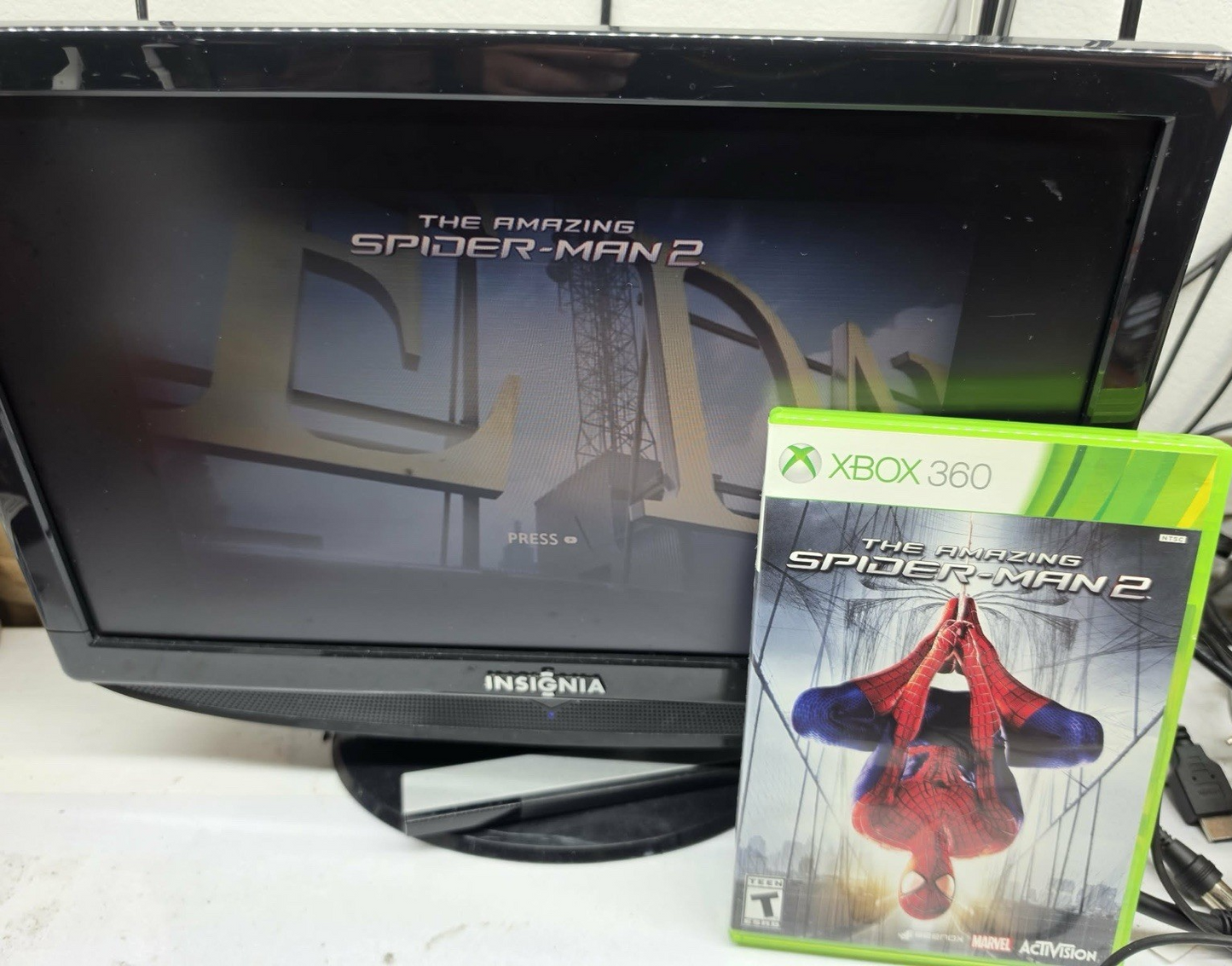 The Amazing Spider-Man 2 (Microsoft Xbox 360, 2014) Game and Case - Tested