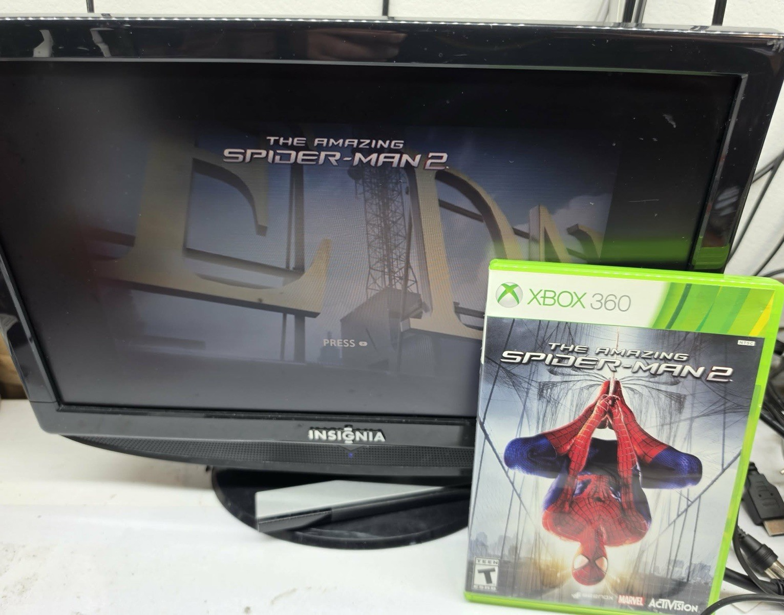 The Amazing Spider-Man 2 (Microsoft Xbox 360, 2014) Game and Case - Tested