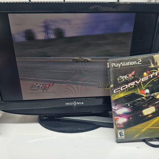 Corvette (Sony PlayStation 2, 2004) Game Case Manual - Tested and Working