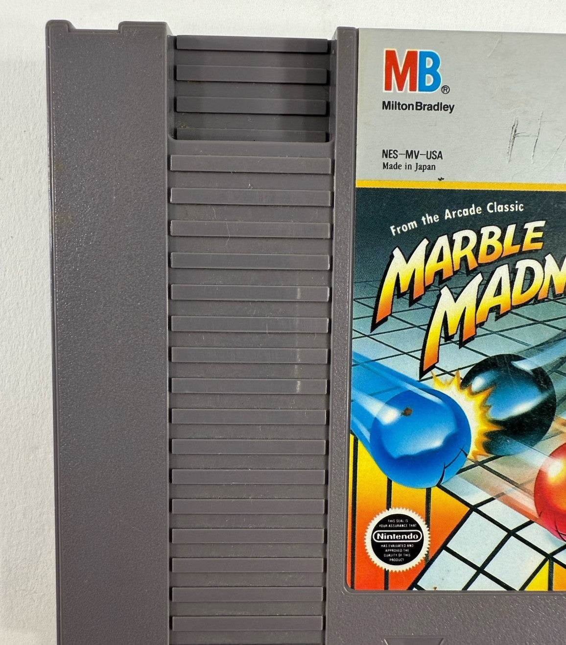 Marble Madness (Nintendo NES, 1989) Game Cartridge - Tested and Working