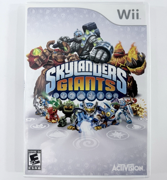 Skylanders: Giants (Nintendo Wii, 2012) Game, Case, & Manual - Tested