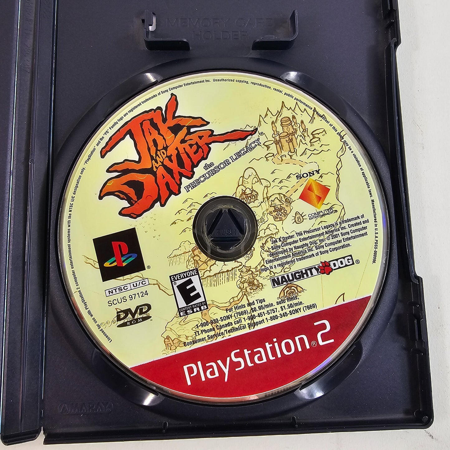 Jak And Daxter: The Precursor Legacy (PlayStation 2, 2001) Game and Case