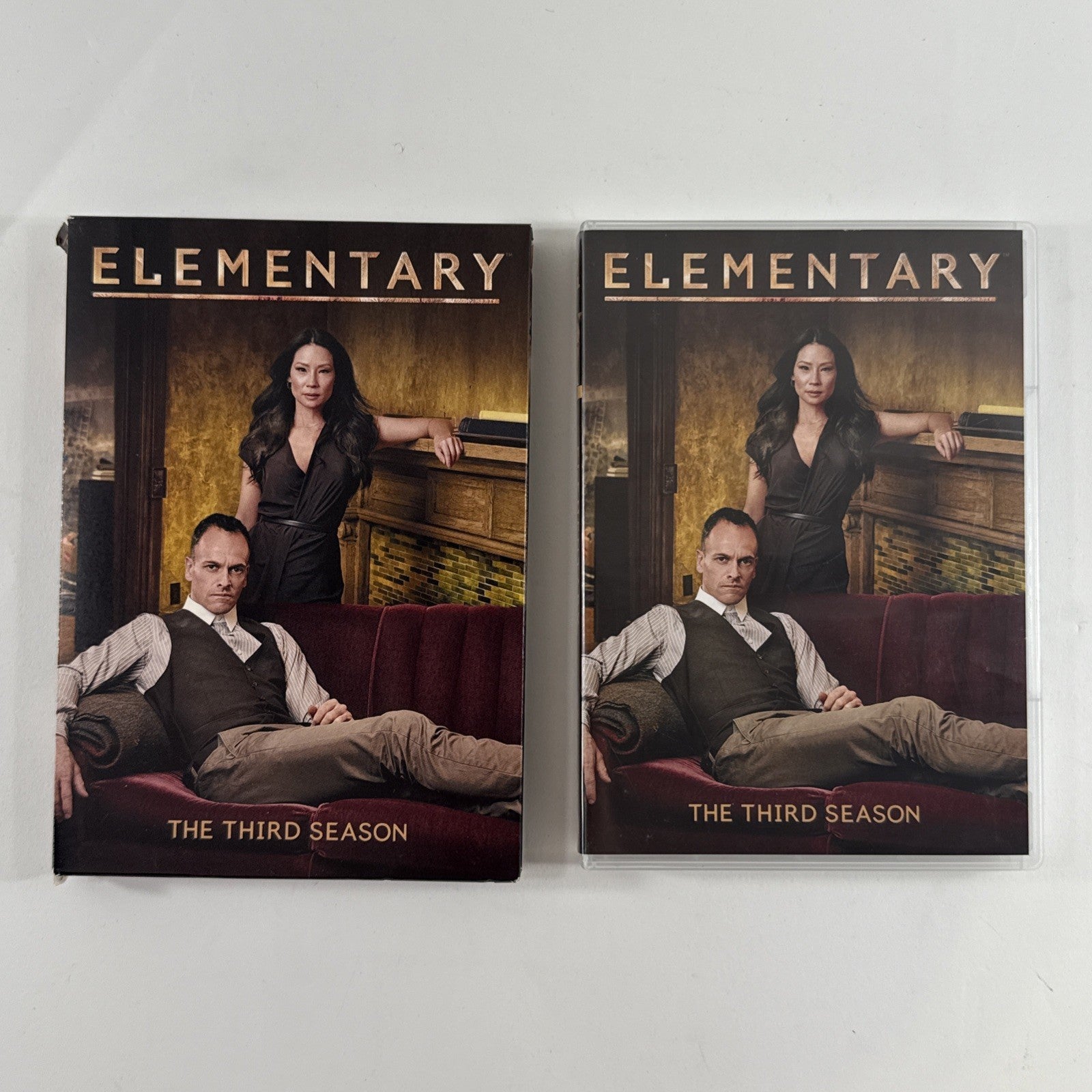 Elementary: Seasons 1-3 (DVD, 2015, 18-Disc Set) Tested and Working