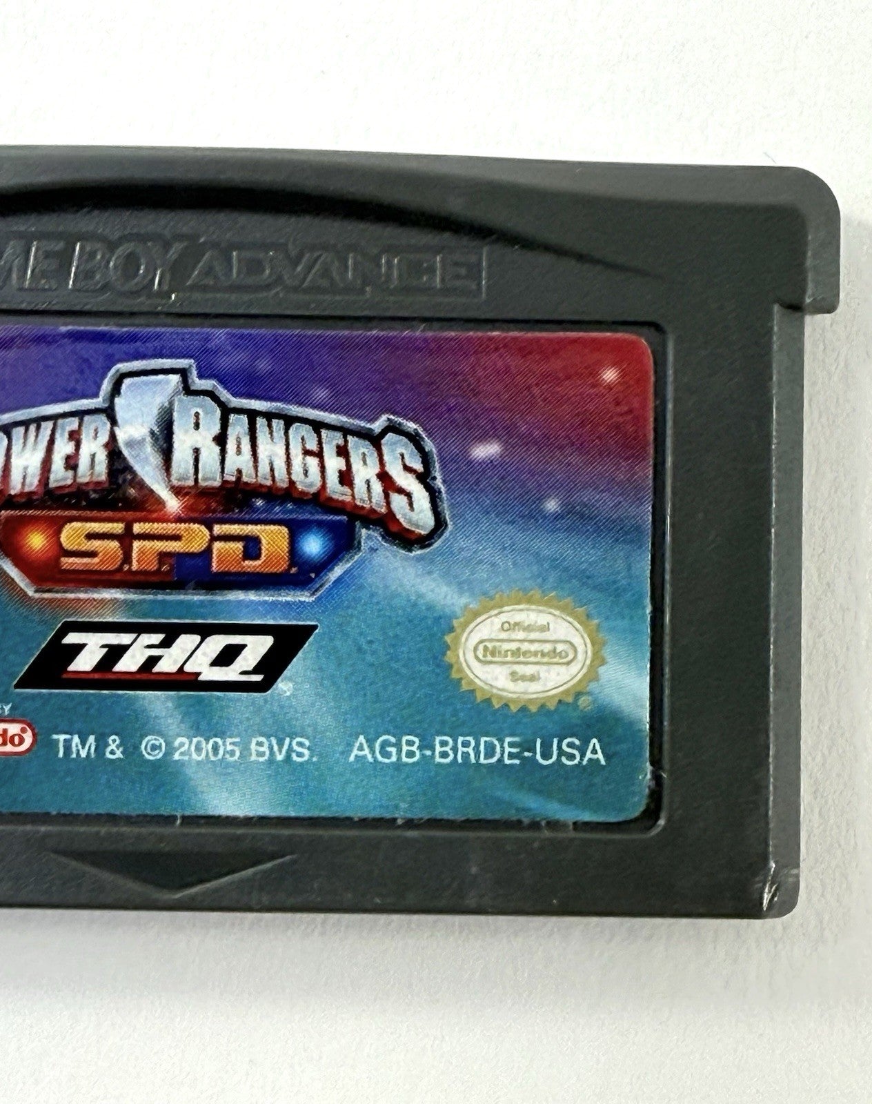 Power Rangers: S.P.D. (Nintendo GameBoy Advance, 2005) Game Cartridge - Tested