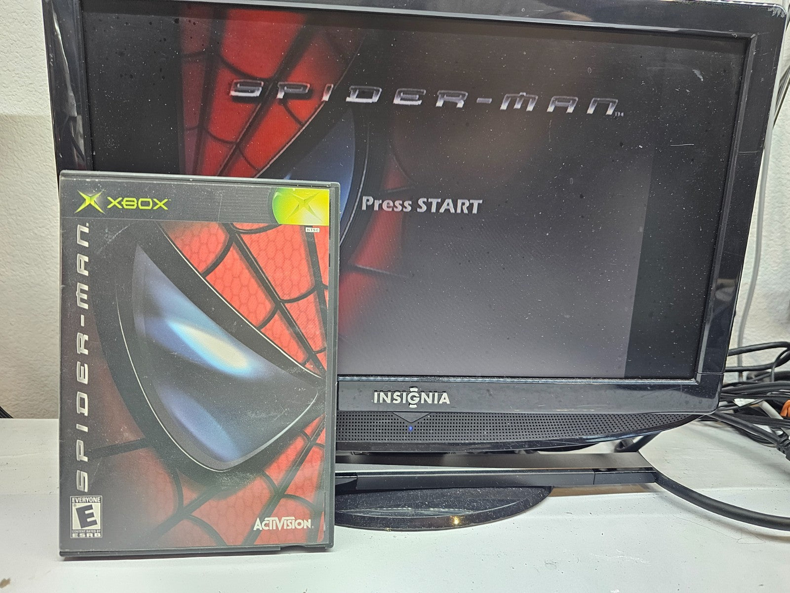 Spider-Man: The Movie (Microsoft Xbox, 2003) Game and Case - Tested and Working